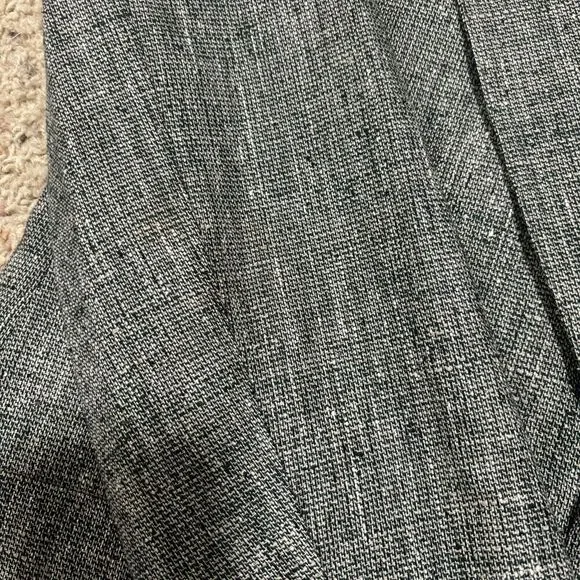 Christian Brooks 100% Silk Gray Blazer Suit Jacket 44 L Tweed 2 Button Pocket US - Picture 9 of 10